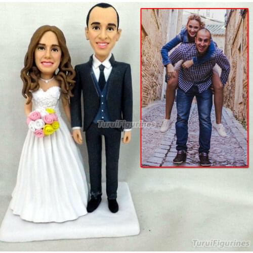 Collectible OOAK Dollhouse polymer clay custom dolls real person face crafted art work doll figurine from picture wedding gifts