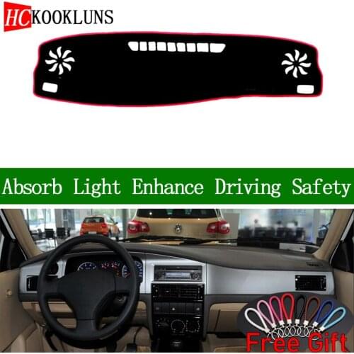 For Volkswagen Santana Vista 2004-2010 Dashboard Cover Sun Shade Non-slip Dash Mat Pad Carpet Car Stickers Interior Accessories