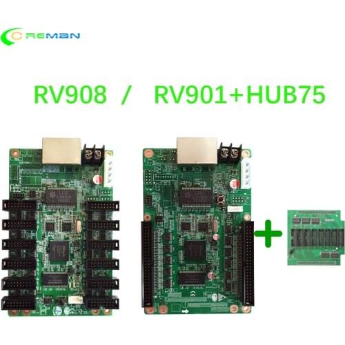 Best price LINSN receiving card RV901 with hub75 RV908 EMC CE passed controller system for video wall rental led screen P2 P3 P4