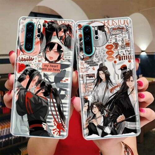 Mo Dao Zu Shi MDZS Manga Silicon Call Phone Casing For Huawei Honor 10 Lite 9 20 Y5 Y6 Y7 Y9 Case 9X 8X 8S 8A Pro 7X 7A + Cover