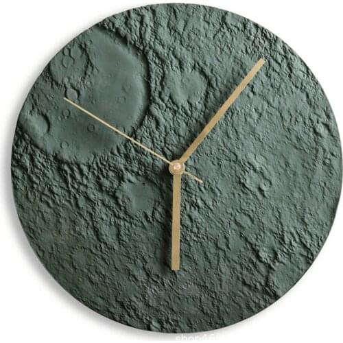 No punching Nordic modern wall clock living room fashion creative net red clock light luxury wall decoration clock