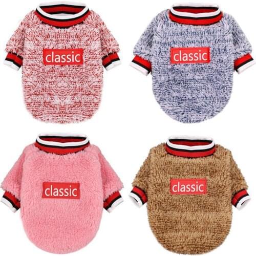 Pet Winter Warm Knitted Dog Clothes Warm Sweater For Small Dogs Cats Chihuahua schnauzer Pet Puppy Costume Winter Supplies