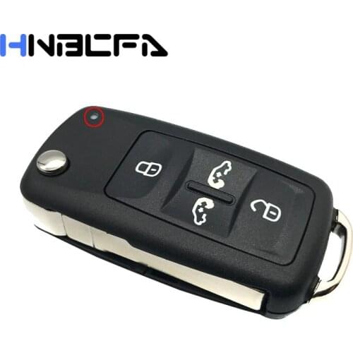 10pcs 5 buttons Remote Key shell For VW Volkswagan Sharan Caravelle Multivan T5 Replacement Car Folding Flip Key Case Fob Cover