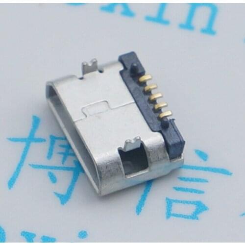 200pcs Micro-pin flat pin boundless Mike pin USB phone USB female socket