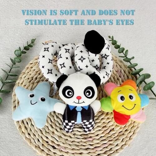 Baby Early Education Comforting Bed Around Pendant 0-1 Years Old Colourful Cute Cartoon Animal Bed Around Color Cognitive Toy