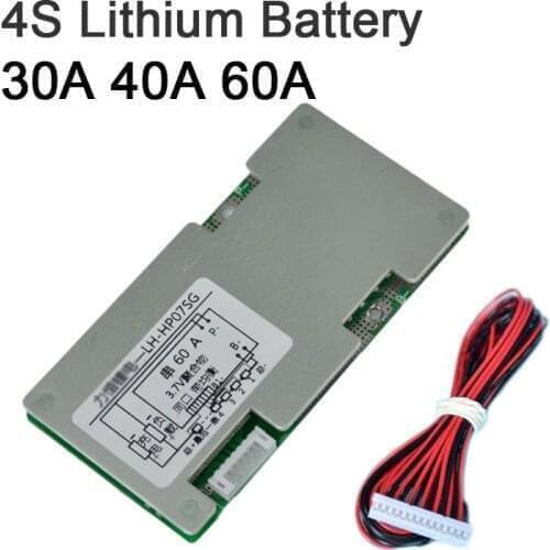 DYKB 3S 4S 12v 14.4V 30A 40A 60A Li-ion lifepo4 Lithium Battery Protection Board Inverter High Current Balance Circuits Cell BMS