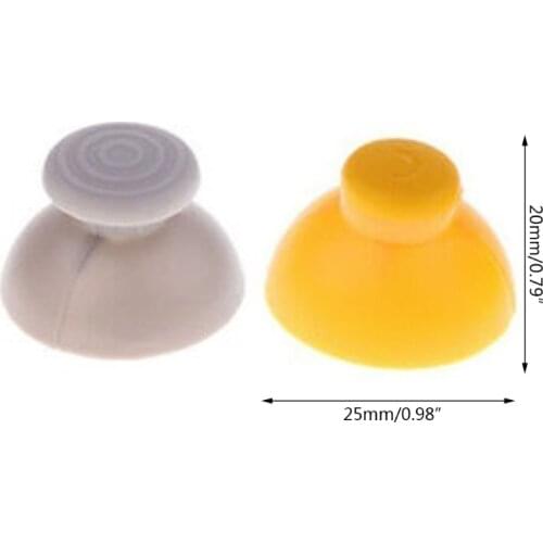 H054 1sets Replacement Analog Joystick Thumb Stick Silicone Cap for Nintend for Game Cube NGC GC Controller