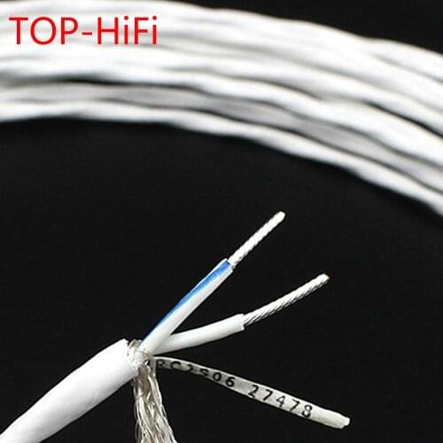 TOP-HiFi 4MM Silver plated HIFI AMP CD Player VCD DVD Hi-End Audio Pure Copper RCA XLR Signal Audio Cable