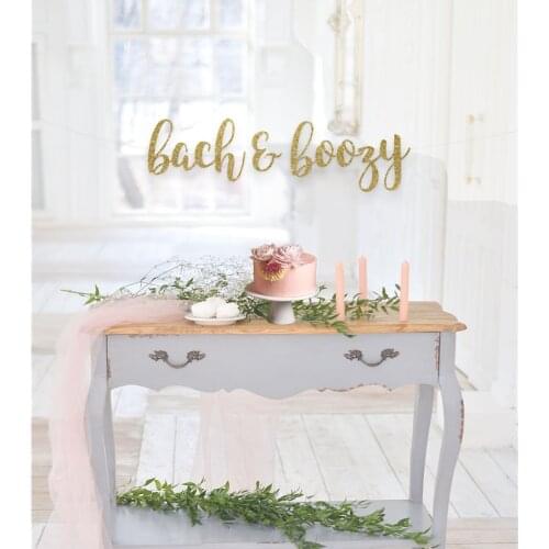 Custom Bach and Boozy Banner, Bachelorette Party Decorations, Bach and Boozy Sign, Personalised Name milestones birthday