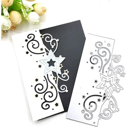 Julyarts Star New Cut Die for 2021 Die Cuts for Card Making for DIY Scrapbook Cutting Die Paper Cards Embossed Decorative Craft