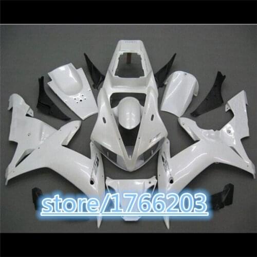 Top-rated white black Fairing Kit for YZF R1 02-03 YZF-R1 2002-2003 YZF1000 YZF R1 02 03 2002 2003 BBF