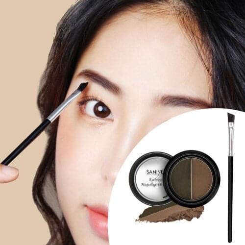 SANIYE Brown & Black Eyebrow Gel Super Waterproof Eyebrow Long Tool Tint Eyebrow Gel Cream Makeup No Lasting Professional F T2A4