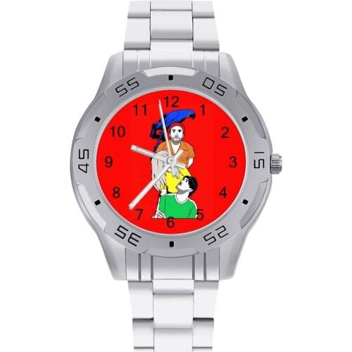 Paramore Quartz Watch Home Stylish Wrist Watch Steel Photo Design Men Wristwatch