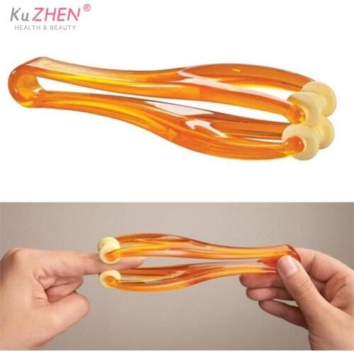 1Pcs Finger MassagerJoints Massager Rubber Roller Hand Blood Circulation Stress Relief Tool