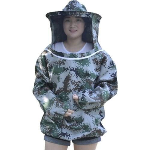 Anti bee clothing bee cap half body top keeping bee clothes protective clothing bee keeping tools wholesale full box parcel post