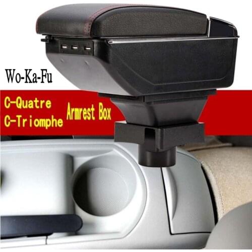 For C-Quatre C-Triomphe armrest box central Store content box products interior decoration Storage Center Console