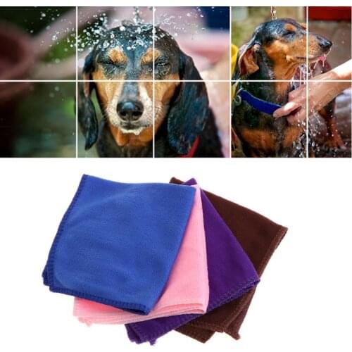 Pet Towel Bathing Microfiber Soft Wipes Quick Absorbent Dog Puppy Cat Kitten Products Bathtub Quick Dry Practical High Quality