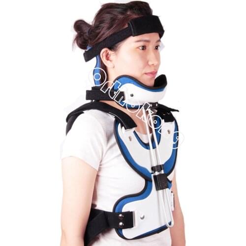 Adjustable Cervical Thoracic Orthosis Lumbar Supports Adult Thoracic Fracture Neck Chest Brace Orthosis After Cervical Surgery