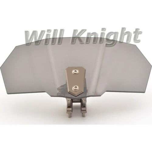 Airflow Adjustable Smoke Windshield Smoky Windscreen Bolt-On Variable Spoiler For Honda Yamaha Suzuki Kawasaki BMW Ducati
