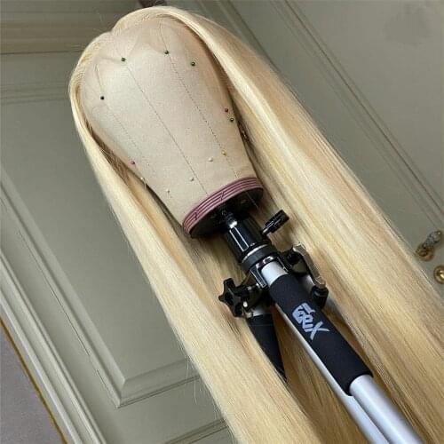 Honey Blonde 13X4 Lace Front Wigs with Baby Hair Pre Plucked Glueless Synthetic Silky Straight Lace Wig Daily Wear