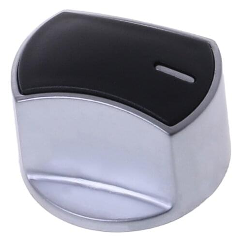 1PC Metal Silver Universal Gas Stove Knob Cooker Oven Hob Kitchen Switch Control