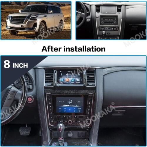 Android Car Radio Multimedia player For Nissan Patrol Y62 2014-2020 Car DVD Player GPS Navigation stereo autoradio head unit