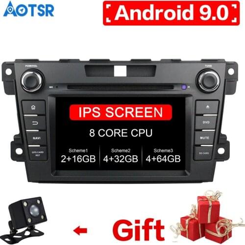 DPS Android 9 Car GPS navigation For Mazda CX-7 2007+ multimedia auto stereo car DVD player head unit radio tape recorder 2DIN