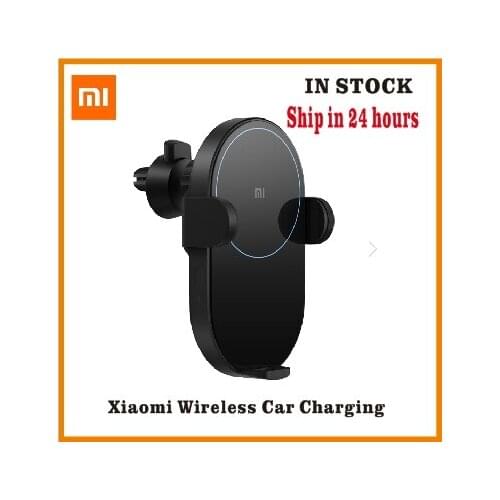Xiaomi Wireless Car Charger 20W Max Electric Auto Pinch 2.5D Glass Smart Quick Charge Fast Charger for Mi Fast Charging Holder