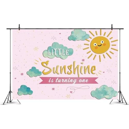 Cartoon Little Sunshine Printing Photography Background Photo Booth Studio Decor