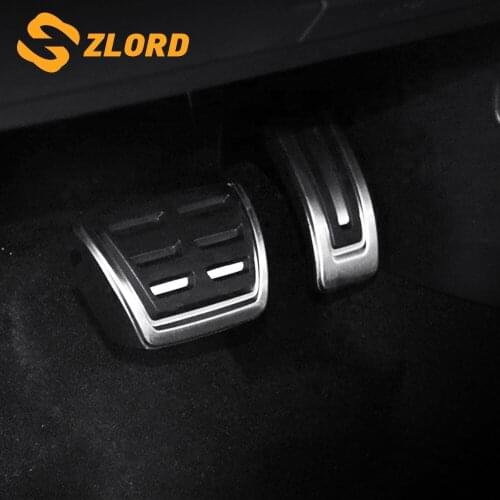 Zlord for Skoda Fabia for Volkswagen VW Polo Bora Lavida Golf MK4 Santana Jetta MK4 LHD Car Clutch Gas Brake Pedals Accessories