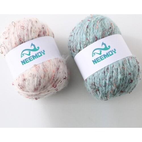 1 Roll Skin-friendly Mohair Yarn 25g/ball Baby Wool Yarn DIY Hand Knitting Sweater Scarf Supplies Crochet Knitting Thin Thread