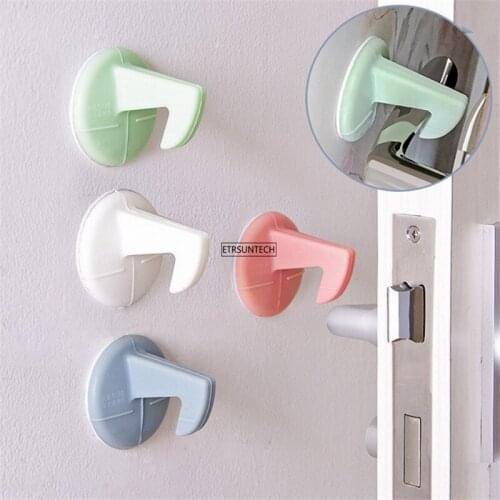 100pcs Wall Crash Pad Door Handle Hook Anti-Vibration Pad Door Lock Holding Hook Protection Pad