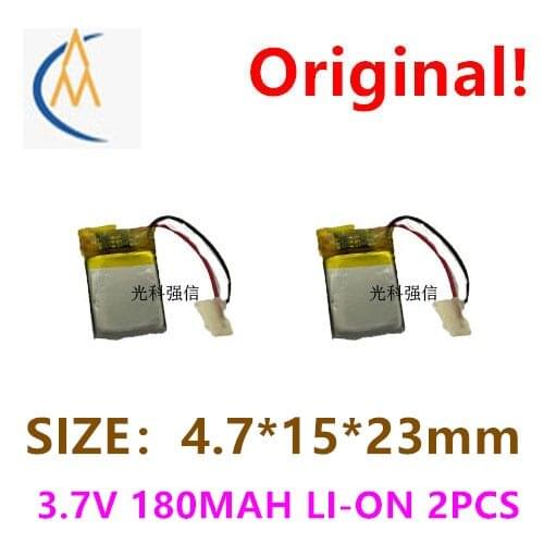 Brand new 3.7V polymer lithium battery 471523 180MAH power supply MP3 / equipment / mini 3D glasses small electrical appliance