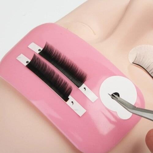 Grafting eyelash transparent pink silicone forehead paste static paste special eyelash silicone plate pad beauty eyelash tool