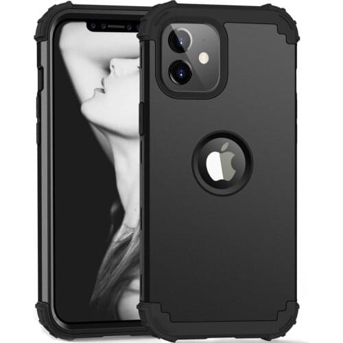 3 IN 1 Heavy Duty Tough Rugged Armor Shockproof Case For iPhone 12 11 Pro Max Xs XR X SE 2020 8 7 6 Plus Protective Back Cover