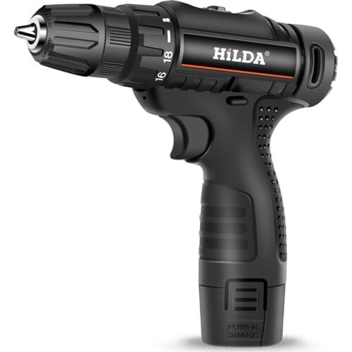 Handheld Lithium Battery Electric Drill Rechargeable Screwdriver Drilling Mounting Screws Home DIY Power Tools EU Plug