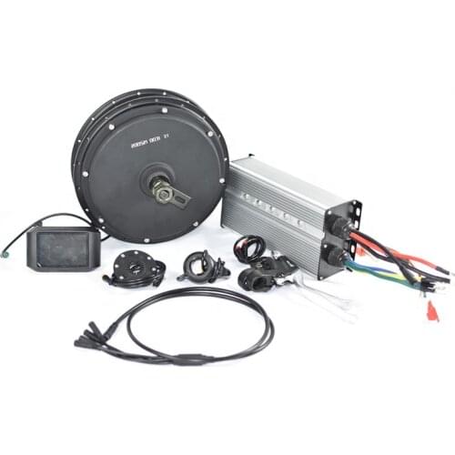 With colorful display qs 205 3t 3000w ebike hub motor kit