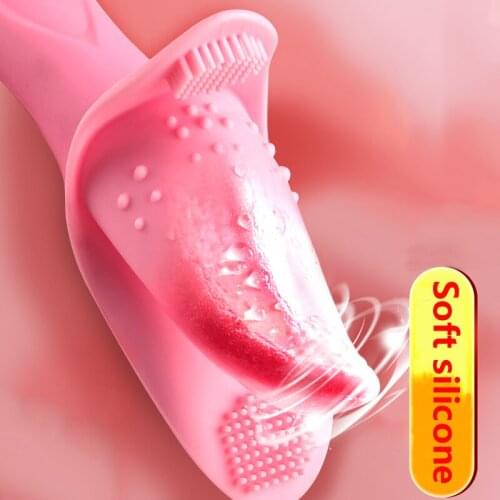 Oral Clitoris Tongue Sex Vibrator Nipple Vagina Stimulation G-spot Massager For Female Vibrators Cunnilingus Sex Toys For Woman