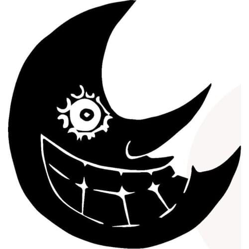 SZWL Anime Moonl Ghost Funny Car Sticker Waterproof Sunscreen Decal for Window Kayak Motorcycle Family Decor Vinyl,13cm*10cm