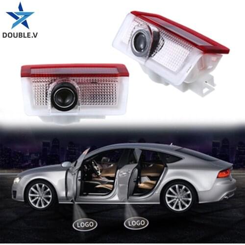 2pcs Car door light for Benz logo E A B ML GL Class car Welcome light LED Projector Lamp Decorative Lamp for Mercedes benz logo
