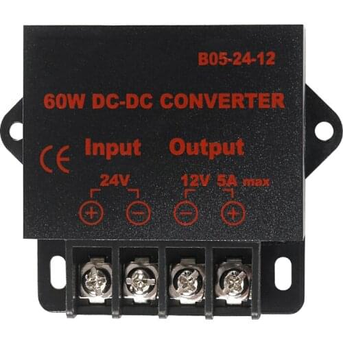 24V to 12V 5A DC DC Converter Regulator Car Step Down Reducer 24V to 12V 10AMP