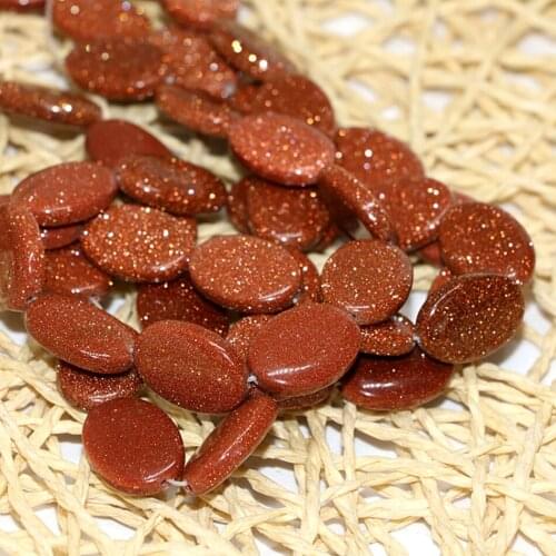 3 style gold-color blue natural stone sandstone 13x18mm 8x12mm oval barrel rice loose beads jewelry findings 15inch B328