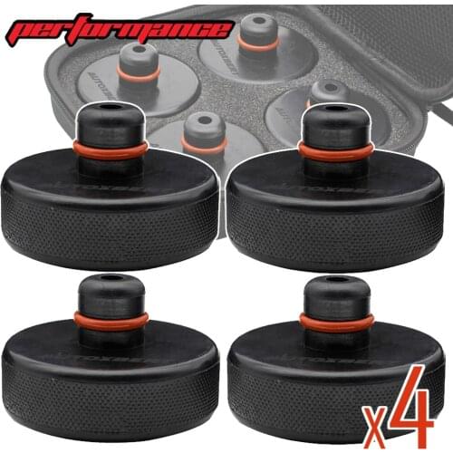 4Pcs Car Rubber Lifting Jack Pad Adapter Tool Chassis W/ Storage Case Suitable For Tesla Model 3 Model S Model X Car Accessories
