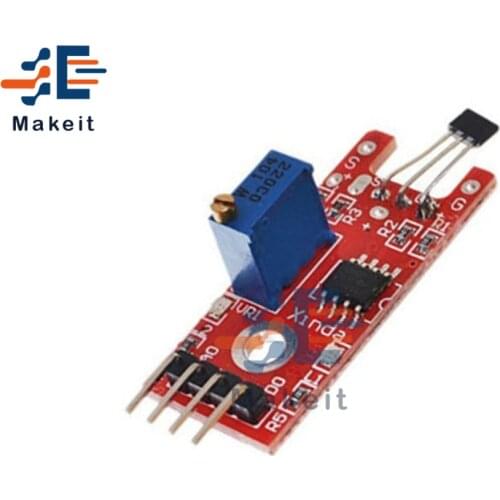 4 Pins KY-024 Linear Magnetic Hall Switches Speed Counting Sensor Module Smart Electronics for Arduino DIY Kit