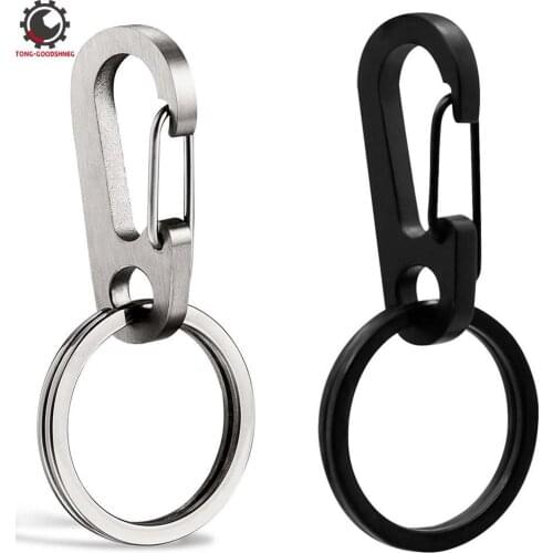 5Pcs Pet ID Tag Quick Clips Stainless Steel Pet Tag Holder Key Chain Carabiner Clip Retractable Ring