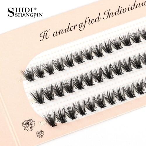60pcs C Curl Lash Extension 8-12mm Soft Natural False Eyelashes Individual Lashes maquiagem Makeup Tool Extension Faux Cils