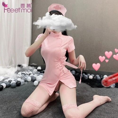 Anime Sexy Dress Bdsm Bondage Nurse Cosplay Japanese Sexy Hot Sexy Nurse Uniform Dress for Sex Uniform Role Play Erotic Lingerie