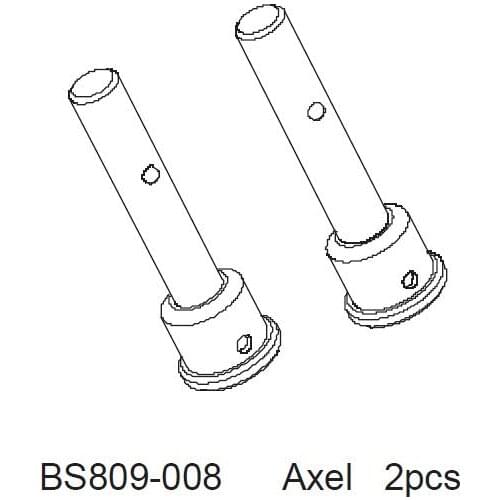 BSD BS809-008 Axel RC CAR Parts for BSD / Redcat
