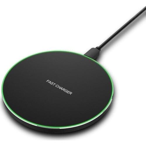 2021 NEW 15W Fast Wireless charger for iPhone XS Max X 8 XR 11 Samsung S20 S10 Huawei P30 Pro Mi 10 9 QC 10W Qi Charging Pad