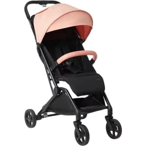 Brightbebe New Light weight small Auto matic folding portable strollers carry airplane for cochecito de bebe factory directly